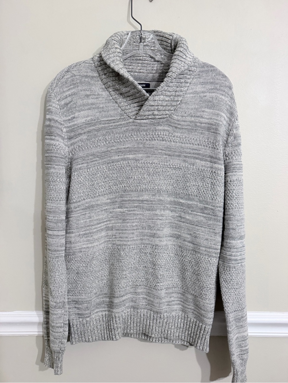 American Rag Shawl Collar Pullover Sweater — Men's Size Medium
